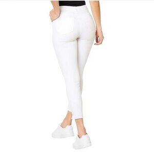 VIP White Ankle Cropped Jeans